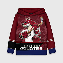Толстовка-худи детская Arizona Coyotes, цвет: 3D-синий