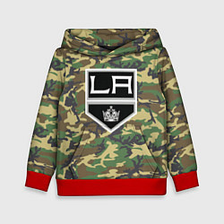 Толстовка-худи детская Kings Camouflage, цвет: 3D-красный