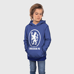 Толстовка-худи детская Chelsea FC, цвет: 3D-синий — фото 2