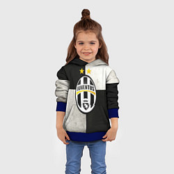 Толстовка-худи детская Juventus FC, цвет: 3D-синий — фото 2