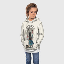 Толстовка-худи детская Bring Me The Horizon, цвет: 3D-белый — фото 2