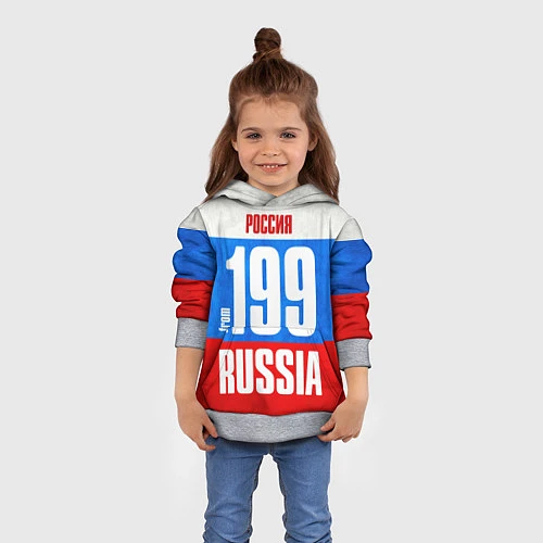 Детская толстовка Russia: from 199 / 3D-Меланж – фото 4