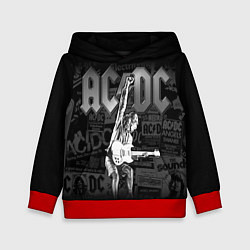 Толстовка-худи детская AC/DC: Rock You, цвет: 3D-красный