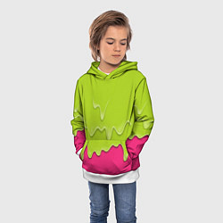 Толстовка-худи детская Abstract, цвет: 3D-белый — фото 2