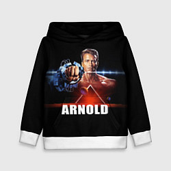 Толстовка-худи детская Iron Arnold, цвет: 3D-белый