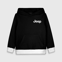 Толстовка-худи детская Jeep, цвет: 3D-белый