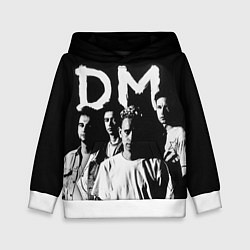 Толстовка-худи детская Depeche mode: black, цвет: 3D-белый