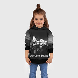 Толстовка-худи детская Depeche Mode: mono, цвет: 3D-черный — фото 2