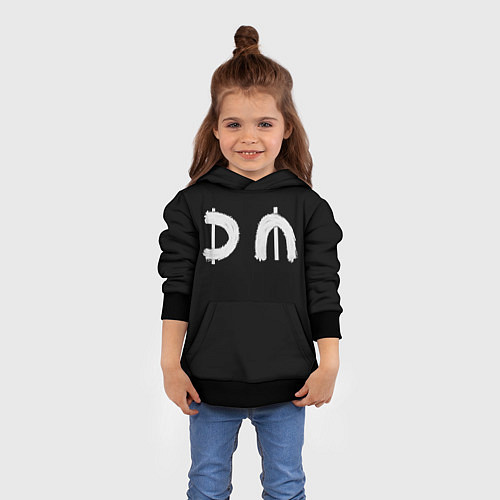Детская толстовка DM Rock / 3D-Черный – фото 4