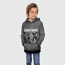 Толстовка-худи детская Combichrist, цвет: 3D-черный — фото 2
