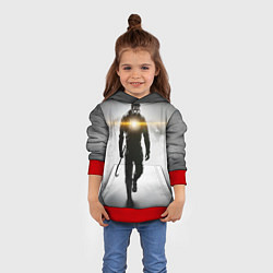 Толстовка-худи детская Гордон Фримен, цвет: 3D-красный — фото 2