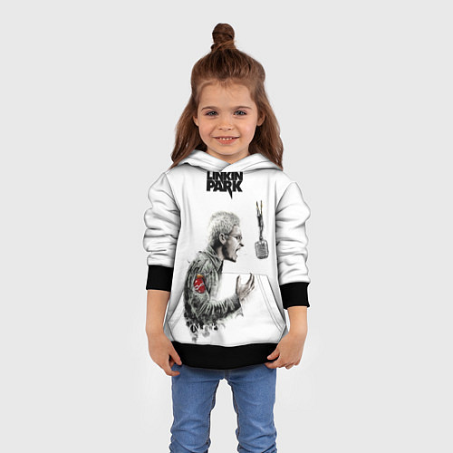 Детская толстовка Bennington Song / 3D-Черный – фото 4