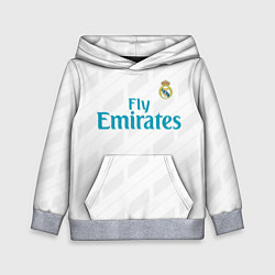 Толстовка-худи детская Real Madrid, цвет: 3D-меланж