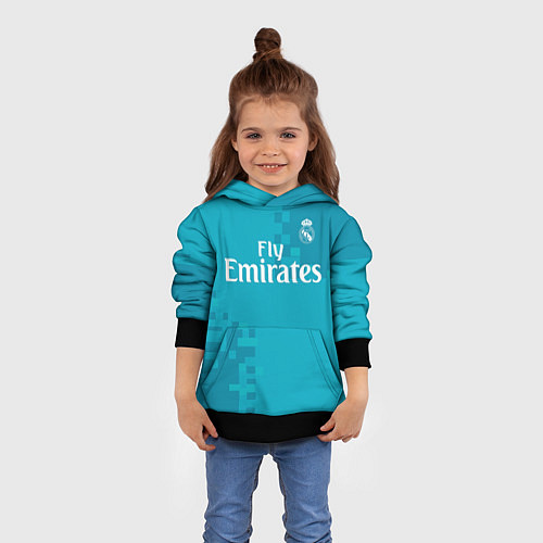 Детская толстовка Real Madrid / 3D-Черный – фото 4