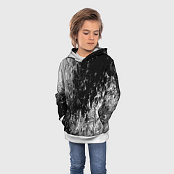 Толстовка-худи детская GRAY&BLACK, цвет: 3D-белый — фото 2