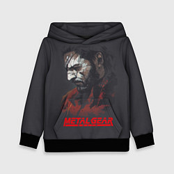 Толстовка-худи детская Metal Gear Solid, цвет: 3D-черный