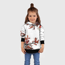 Толстовка-худи детская САКУРА, цвет: 3D-черный — фото 2