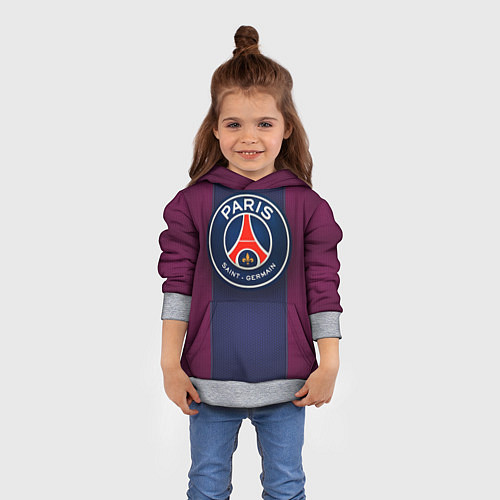 Детская толстовка Paris Saint-Germain / 3D-Меланж – фото 4