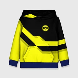 Толстовка-худи детская BVB FC: Yellow style, цвет: 3D-синий