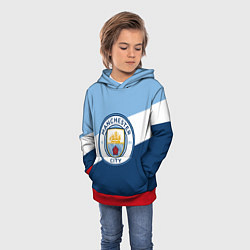 Толстовка-худи детская FC Manchester City: Colors, цвет: 3D-красный — фото 2