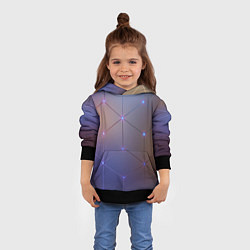 Толстовка-худи детская НЕЙРОННАЯ СЕТЬ NEURAL NETWORK, цвет: 3D-черный — фото 2
