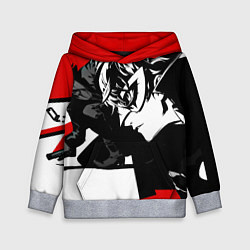 Толстовка-худи детская Persona 5, цвет: 3D-меланж