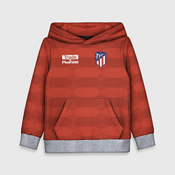 Толстовка-худи детская Atletico Madrid: Red Ellipse, цвет: 3D-меланж