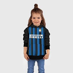 Толстовка-худи детская Inter FC: Home 17/18, цвет: 3D-черный — фото 2