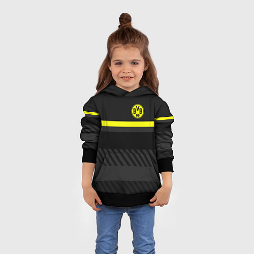 Детская толстовка FC Borussia 2018 Original #3 / 3D-Черный – фото 4