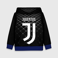 Толстовка-худи детская FC Juventus: Black Lines, цвет: 3D-синий