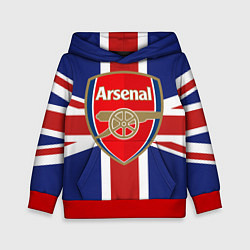 Толстовка-худи детская FC Arsenal: England, цвет: 3D-красный