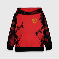 Толстовка-худи детская FC Manchester United: Red Original, цвет: 3D-черный