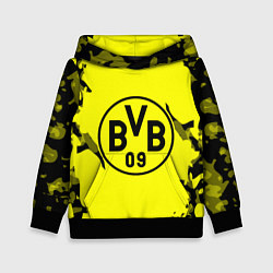 Толстовка-худи детская FC Borussia Dortmund: Yellow & Black, цвет: 3D-черный