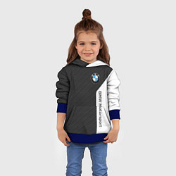 Толстовка-худи детская BMW CARBON БМВ КАРБОН, цвет: 3D-синий — фото 2