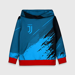 Толстовка-худи детская FC Juventus: Blue Original, цвет: 3D-красный