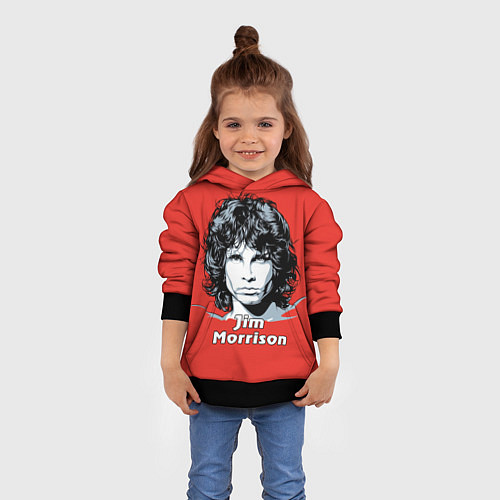 Детская толстовка Jim Morrison / 3D-Черный – фото 4