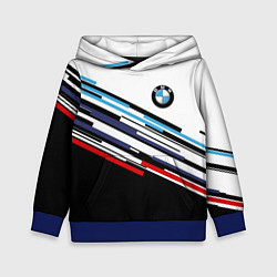 Толстовка-худи детская BMW BRAND COLOR БМВ, цвет: 3D-синий
