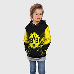 Толстовка-худи детская Borussia FC: Sport Fashion, цвет: 3D-меланж — фото 2