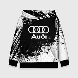 Толстовка-худи детская Audi: Black Spray, цвет: 3D-черный