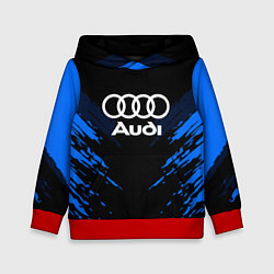 Толстовка-худи детская Audi: Blue Anger, цвет: 3D-красный