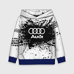 Толстовка-худи детская Audi: Black Spray, цвет: 3D-синий