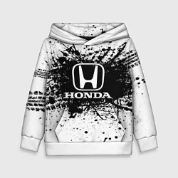 Толстовка-худи детская Honda: Black Spray, цвет: 3D-белый