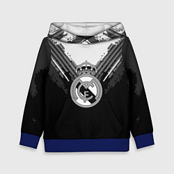 Толстовка-худи детская FC Real Madrid: Black Style, цвет: 3D-синий