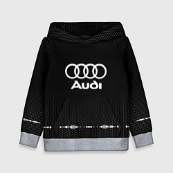 Толстовка-худи детская Audi: Black Abstract, цвет: 3D-меланж