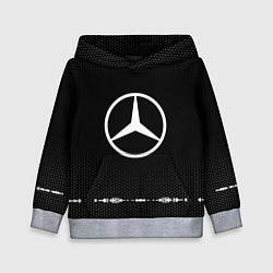 Толстовка-худи детская Mercedes: Black Abstract, цвет: 3D-меланж