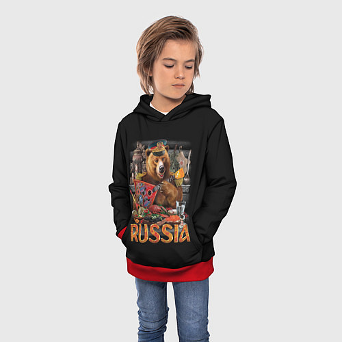Детская толстовка This is Russia / 3D-Красный – фото 3
