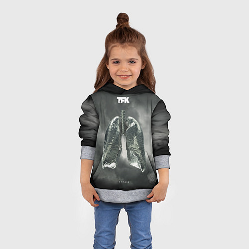 Детская толстовка TFK Exhale / 3D-Меланж – фото 4