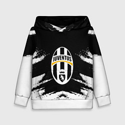 Толстовка-худи детская FC Juventus, цвет: 3D-белый