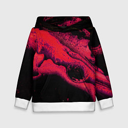 Толстовка-худи детская Краски марса, цвет: 3D-белый