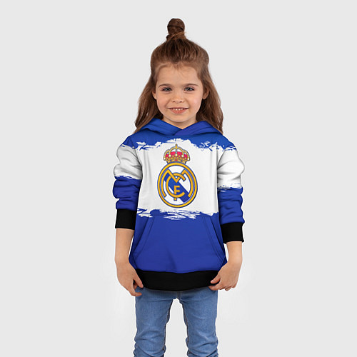 Детская толстовка Real Madrid FC / 3D-Черный – фото 4